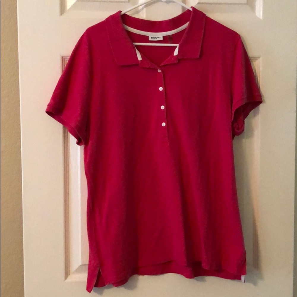 HOT Pink DKNY Shirt